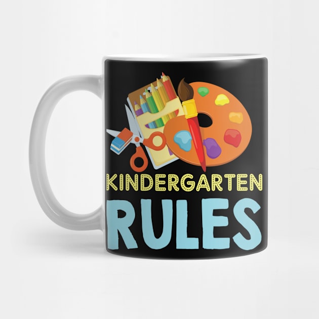 Kindergarten Rules Back to School by folidelarts